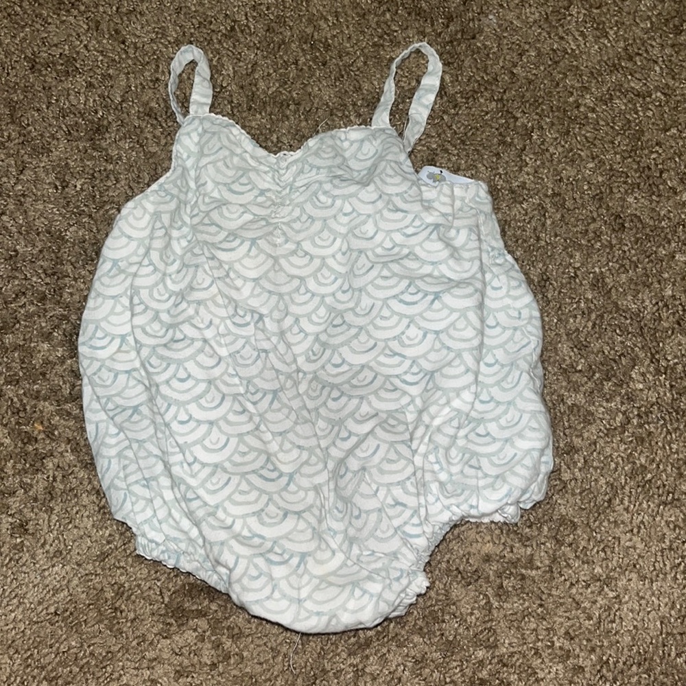 Dylan & Abby Sleeveless puff onesie